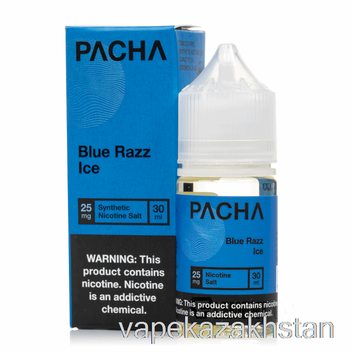Vape Disposable Blue Razz Ice - PACHA Salts - 30mL 50mg